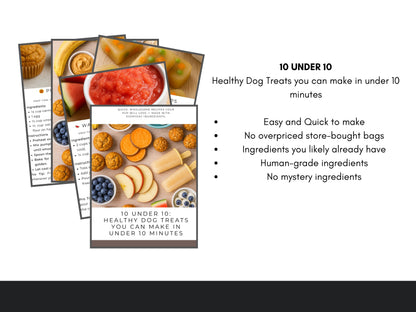 10 Under 10: Healthy Dog Treats