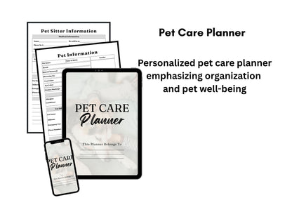 Pet Care Planner Bundle