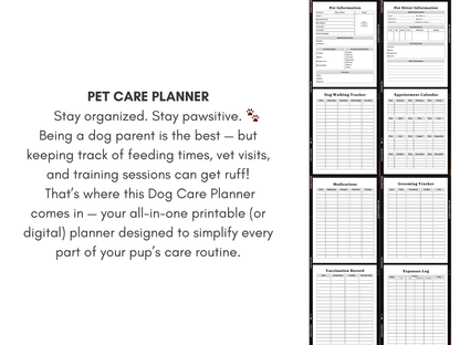 Pet Care Planner Bundle