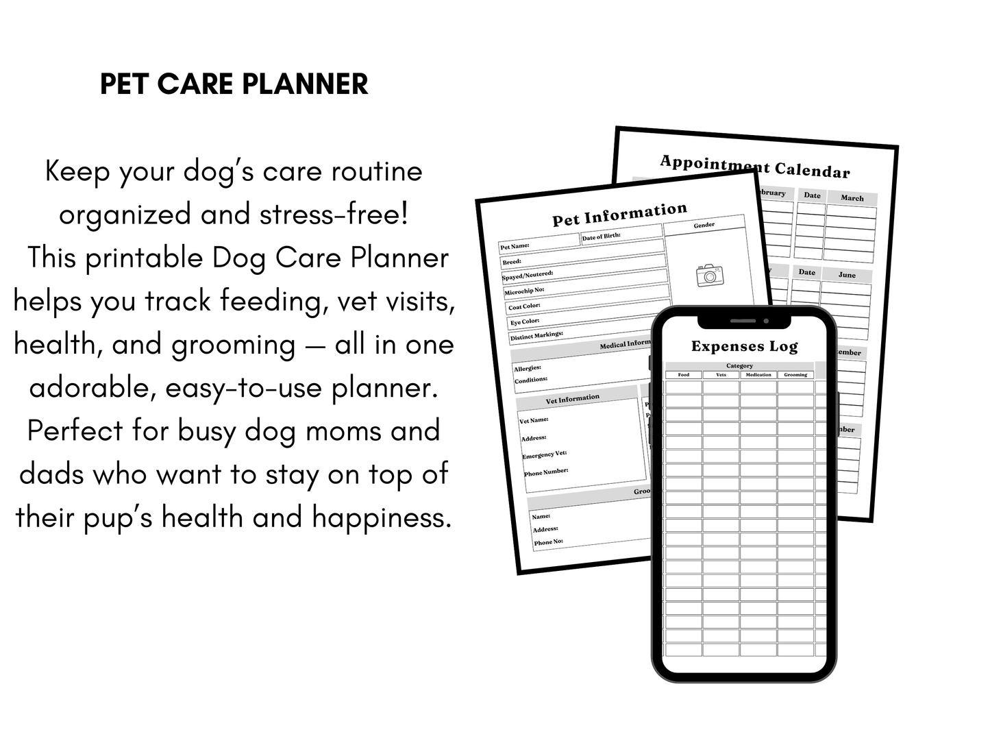 Pet Care Planner Bundle