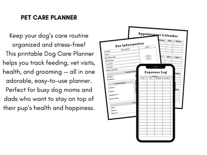Pet Care Planner Bundle