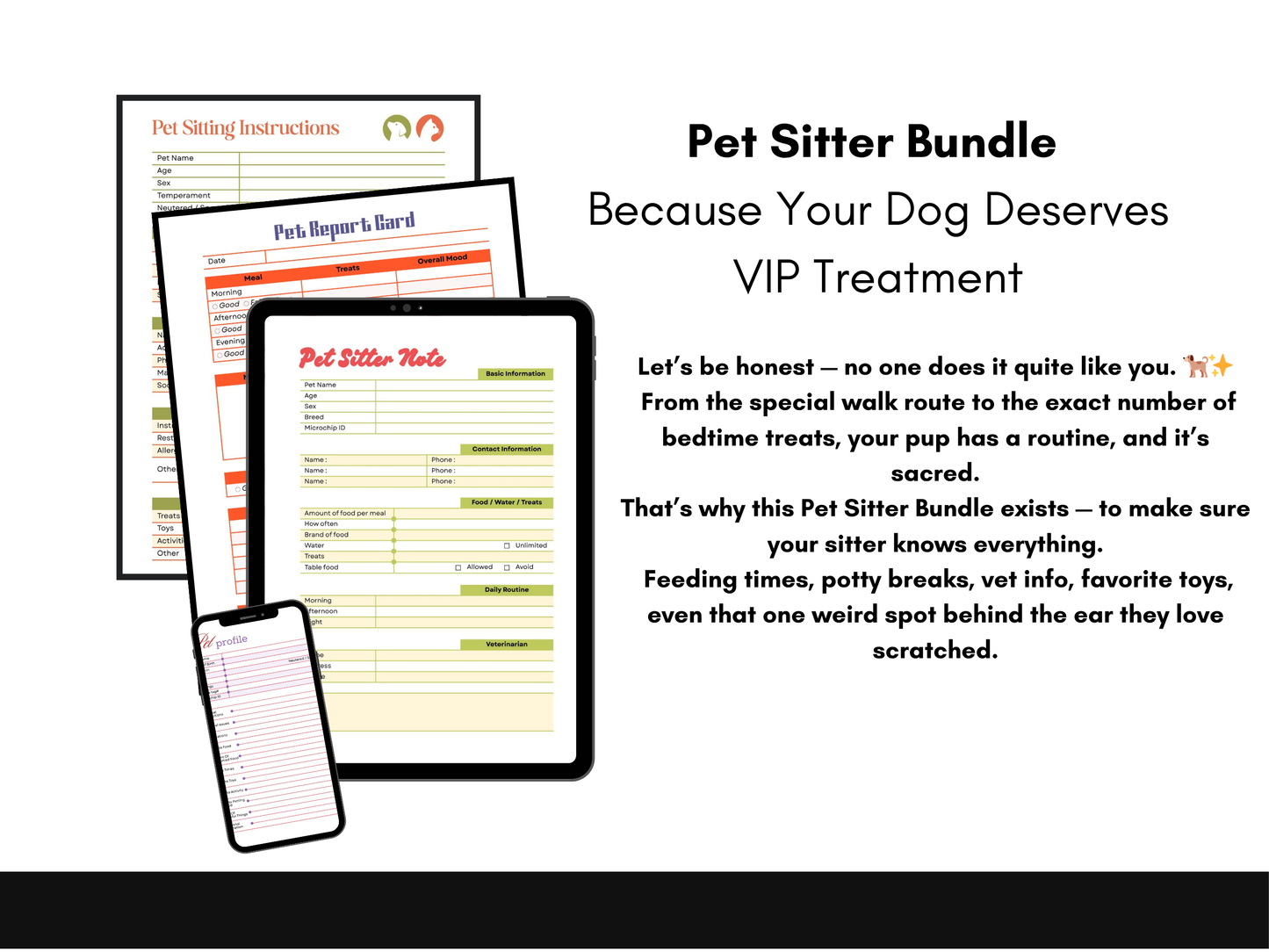 Pet Sitter Bundle
